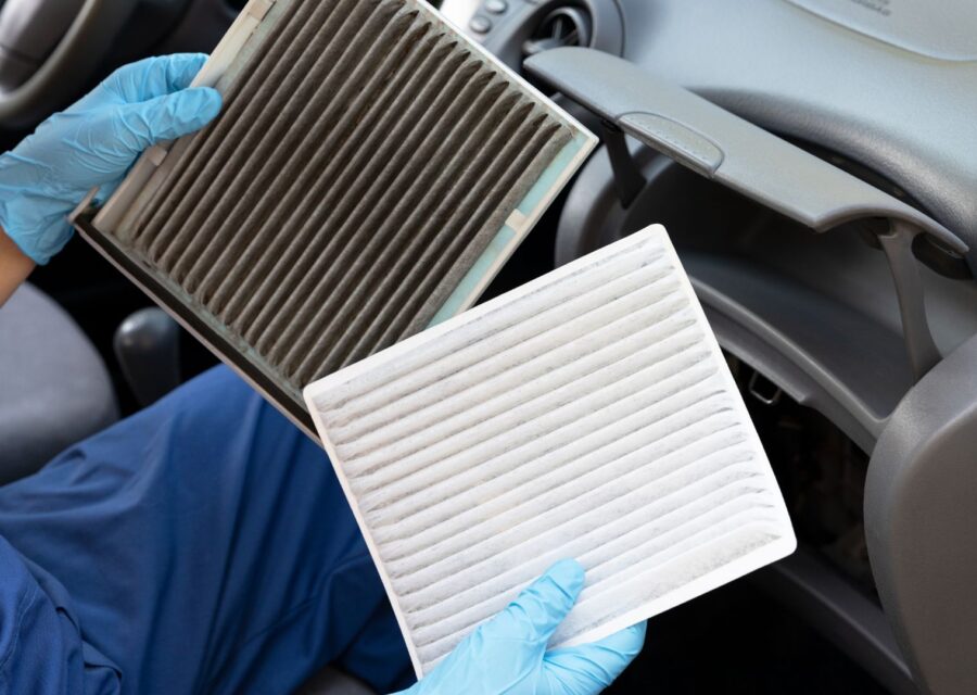 filter ac mobil kotor